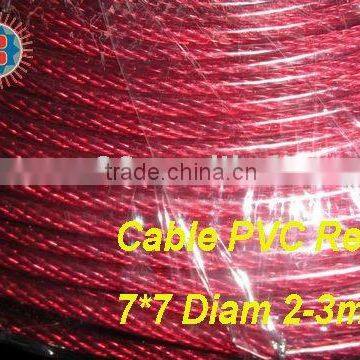 PVC Coated Wire Rope 7*7