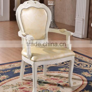 Restaurant Furniture Type and Solid Wood Material vintage leather chair