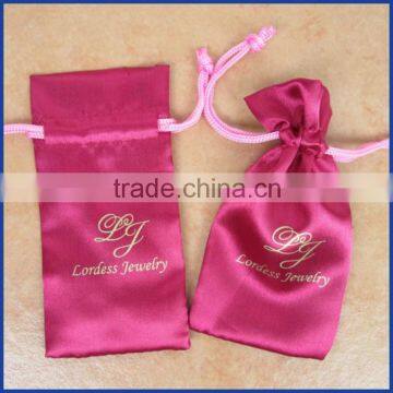 2015 Top grade satin bags hair,satin bag for hair,satin pouch for gift with customized logo                        
                                                Quality Choice