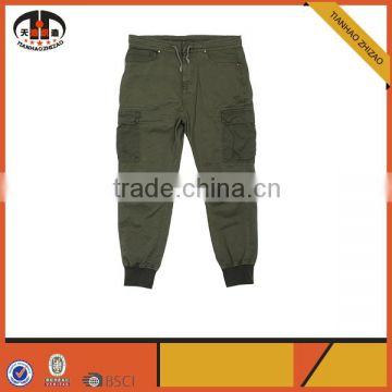 100% Cotton Man Cargo Pants Cheap Man Pants Jogger with Custom Available
