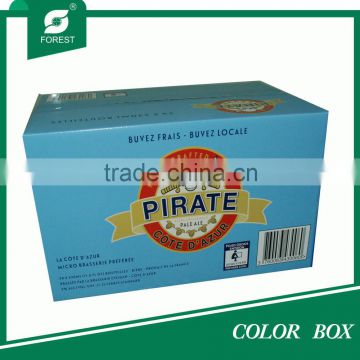 RECYCLED CORRUGATED CARDBOARD COLOR BOX