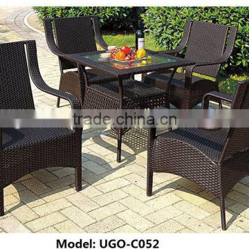 UGO outdoor furniture cheap rattan leisure chair set UGO-C052 hot selling