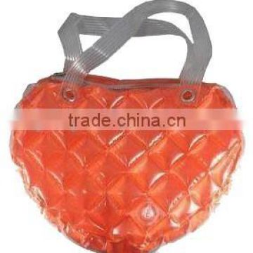 strawberry inflatable PVC lady handbag