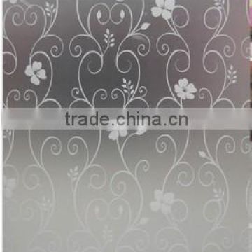 High quality tempered acid etched frosted glass for window/door/decoration