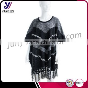 Hot selling wool felt knitted shawls pashmina scarf factory sales (accept the design draft)