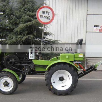 SH120 diesel engine mini tractor with four wheels