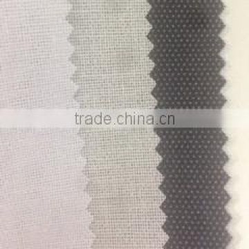 woven fusible interlining for sports cap 100% polyester