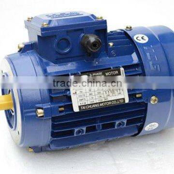 three phase electric motor,aluminum shell and copper wire, Y2 series Horse B3/B5/B14