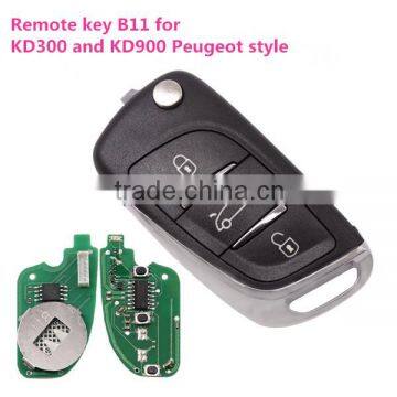 Peugeot style 3 button remote key master B11for KD300 and KD900 to produce any model remote