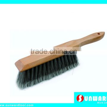 Daily cleaning brush,counter duster,with vanished wooden handle