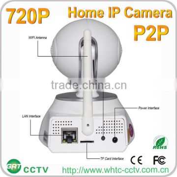Sensor alarm,Two Way Audio intercom,720p p2p security cctv ip camera wifi