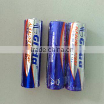 Genuine AA alkaline zinc-manganese battery with high quality and low price