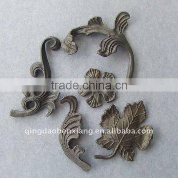 wrought iron ornamental cast iron flowers