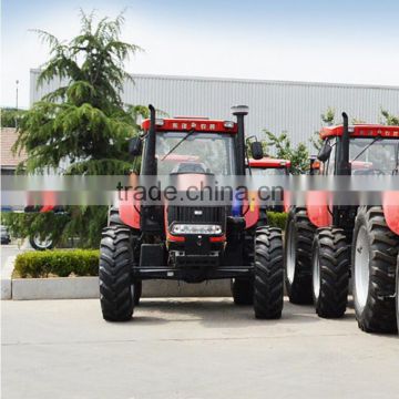 High quality DQ954 95HP 4WD China cheap wheel farm tractor with AC cabin for sale