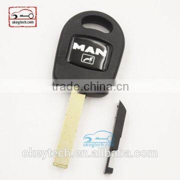 Best price car key cover for transponder key for Man transponder key with HU83 blade