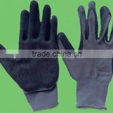 Latex palm coated work glove