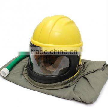 High quality PVC Sandblast helmet dust mask blasting hood