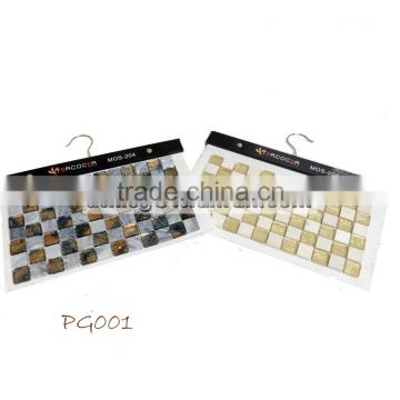 tsianfan mosaic tiles samples display boards/non-woven fabric mosaic display trays PG001