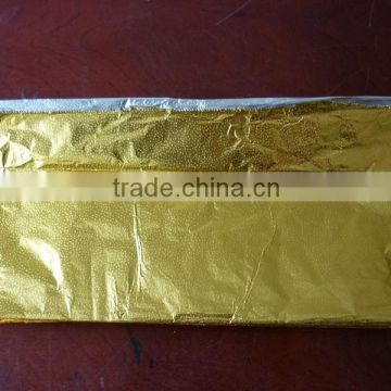 Gold Color Disposable Interfolded Foil Pop-Up Sheets For Food Or Kitchen Use