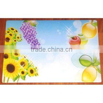 Tempered Glass Chopping Board with 3 to 10mm Thickness