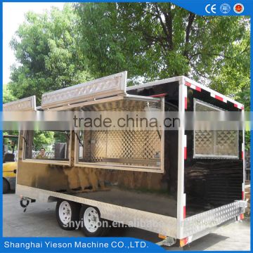 Heavy-duty china mobile food cart ice cream crepe van / Welcome to ask Yogurt truck food
