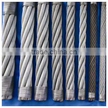 good quality various diameter steel wire rope 6*36 from china