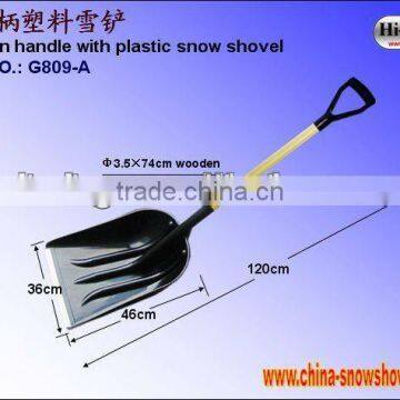 plastic snow shovel