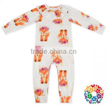 Adult Custom Printed One Piece Jumpsuit Knitted Printing Design Newborn Baby Jumpsuit