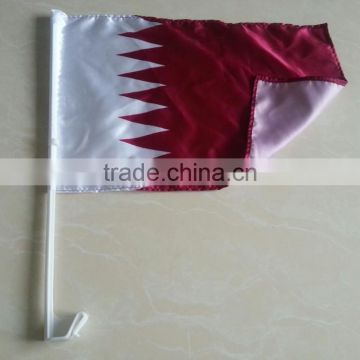 Qatar car flag