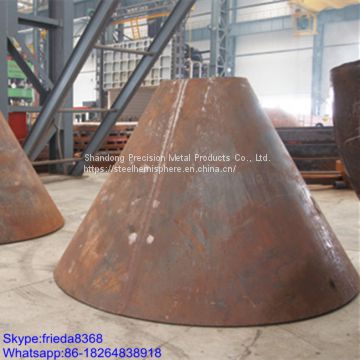 steel cone pressure vessel head 60 non - flanging Double conical/cone head