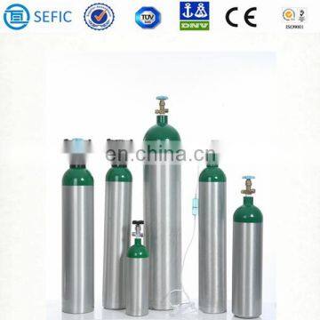 High Pressure Small Portable Oxygen Aluminum Cylinder