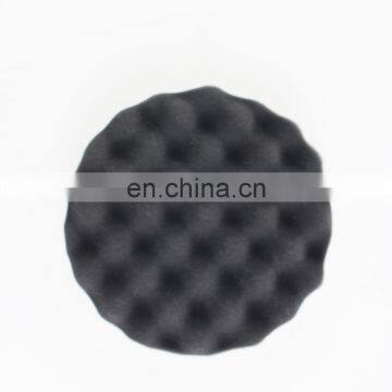 custom 3/4/5/6/7/8 inch self adhesive car wax polishing flat or wave sponge polishing pad buffing wheel