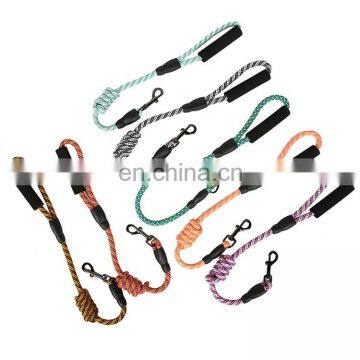 Best seller nylon rubber sleeve strong and durable china dog rope training leash