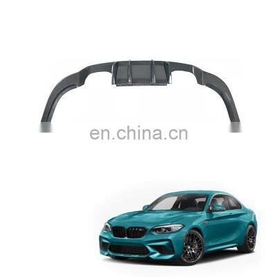 Car Accessories Vorsteiner Car Bumpers Facelifted Carbon Fiber Rear Bumper Diffuser Rear Lip With Light For Bmw F87 M2 M2C