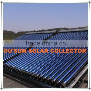 Pressurized Solar Collector With Heat Pipe