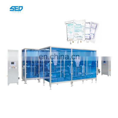 3500 bags / hour IV Infusion Solution Bag Filling and Sealing Machine Production Line