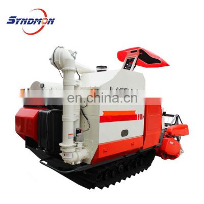 YAZU DC70+ Chinese small rice and wheat combine harvester