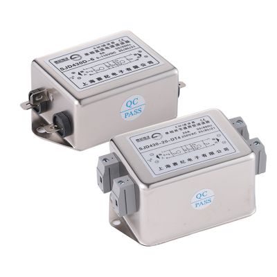 Saiji SJD420 430EMI power filter 12V anti-interference three-phase inverter 380V AC 220V purification single-phase