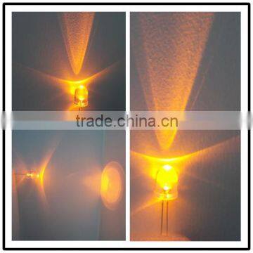 595nm 10mm round led amber color Led diode