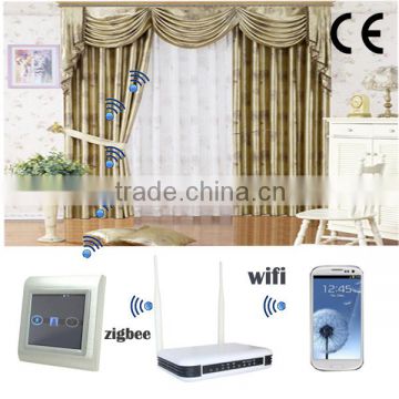 smart home automation touch screen controller , electric curtain for smart home
