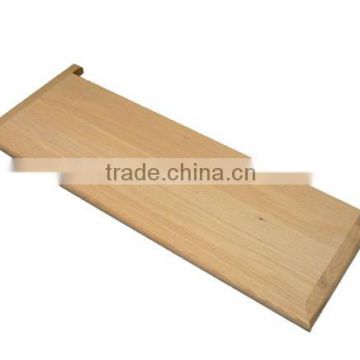 oak wood stair treads with double returns