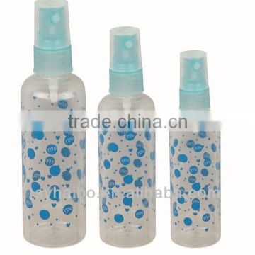 empty plastic pet deodorant bottles with liquid dispenser
