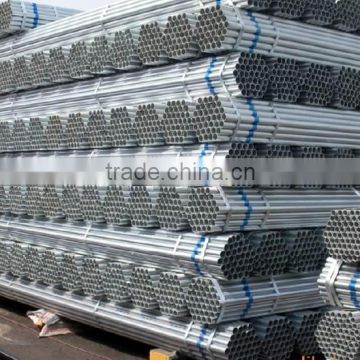 Galvanized steel pipe for liquid transfer