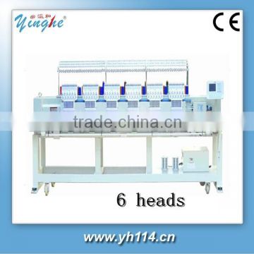 embroidery machine for t-shirt (2heads,4 heads,6 heads ) good quality hot sale