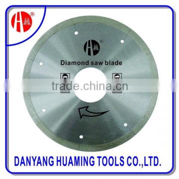 smooth cut laser welded diamond saw blade for glass cutting