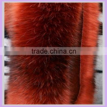 33MM acrylic artificial fur fabric racoon mink animal imitation plush for women mink coat