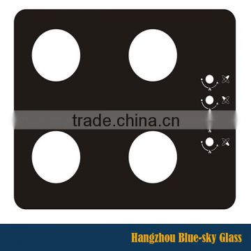LT 6mm 8mm low price cut to sizes standard tempered glass panel for gas stove for hot sale
