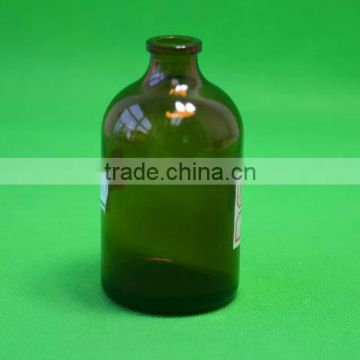 GLB10008 Argopackaging Medicinal Glass Bottle 100ML Amber Color