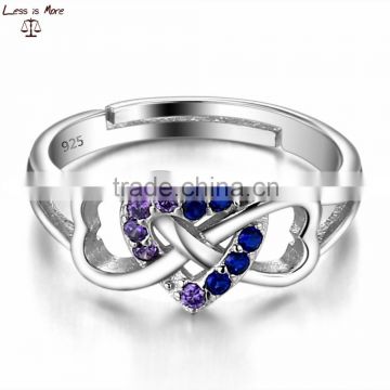 Wholesale promise Ring Beautiful 925 Sterling Silver Ring heart Silver Jewelry