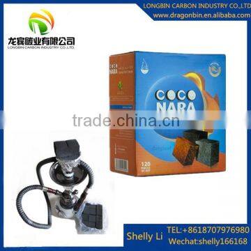 LONGBIN factory Coconut material shisha application longer burning time COCONARA charcoal